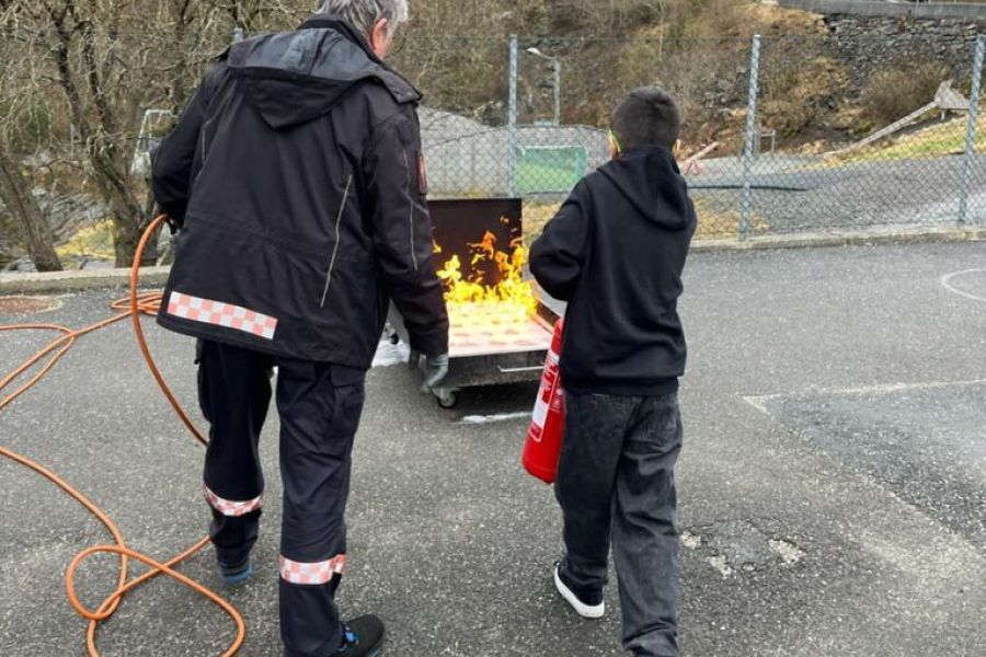Brannvern på timeplanen for 6. klassingene