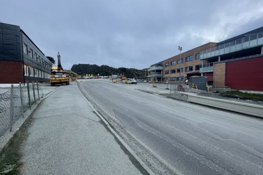 Ny tilkomstvei på Myrane